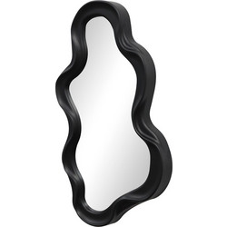 Καθρέπτης Liquid pp σε μαύρη απόχρωση 26x2.7x39εκ