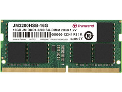 Transcend 16GB (1X16GB) DDR4 RAM 3200MHz SoDimm JM3200HSB-16G