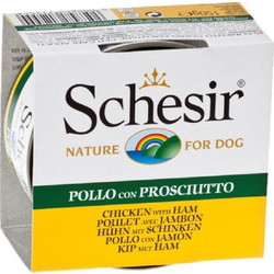 Schesir Adult with Chicken & Ham in Jelly 150gr