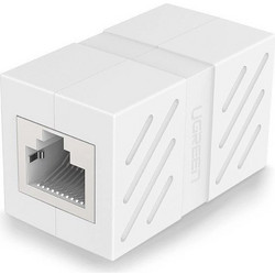 Ugreen Network Cable Connector RJ45 Cat7 10Gbps Ethernet Coupler - Άσπρο (20311)