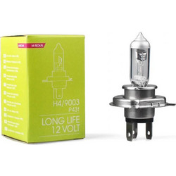 M-tech H4 P43t Long Life Αλογόνου 12V 55W 1τμχ