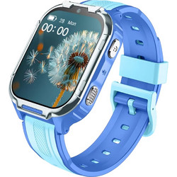 Smartwatch D58 - Μπλε κάσα / Μπλε λουρί σιλικόνης