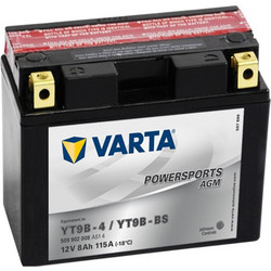 Varta Μπαταρία Μοτοσυκλέτας YT9B-BS 115A 8Ah