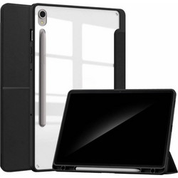Θήκη Tablet Book Style Symmetry με Θέση για Πενάκι για iPad 10.9 2022 (10 Gen.) / 10.9 2025 (A16) - Μαύρο
