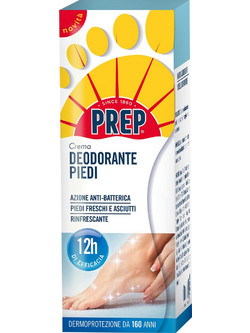 Prep Piedi Αποσμητικό σε Κρέμα 48h Χωρίς Αλουμίνιο για Μύκητες Ποδιών 75ml