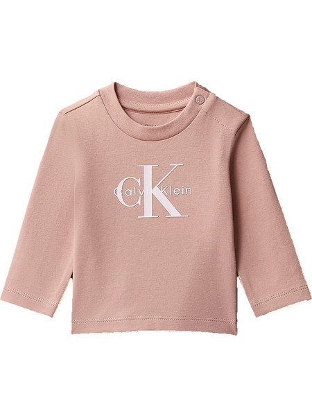 CALVIN KLEIN Baby Unisex Monogram T-Shirt - Noble Rose