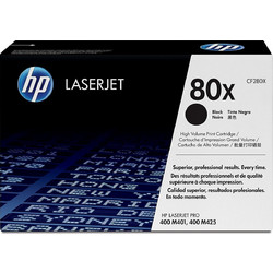 HP 80X Black Toner CF280X