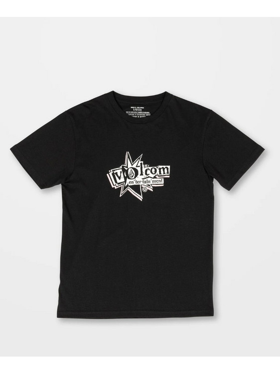 Volcom Παιδικό T-Shirt Κοντομάνικο Μαύρο C3512350-BLK