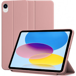 Θήκη Trifold Smart View και πίσω TPU για Apple iPad Air 11" 2025 - Ροζ Χρυσό