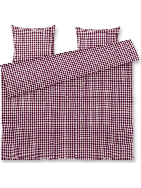Juna - Baek&Bolge Bed linen - Plum/Rose - 200x220 cm