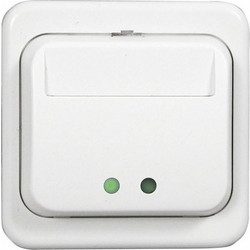 Olympia Electronics RF-43 Χωνευτός Καρτοδιακόπτης Τοίχου Εντολών με Πλαίσιο Λευκό
