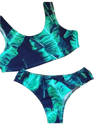 Γυναικείο Μαγιό Tropic Heat Black Bikini Set Πολύχρωμο