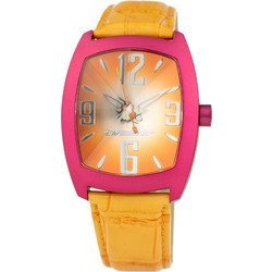 Chronotech Γυναικείο Ρολόι με Πορτοκαλί Δερμάτινο Λουράκι CT2050M-06