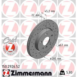 Zimmermann Δισκόπλακα - 150.2926.52