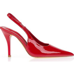 Γόβες slingback λουστρίνι μυτερές