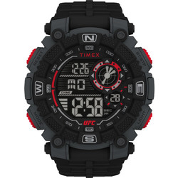 Timex Redemption Ψηφιακό Ανδρικό Ρολόι Χρονογράφος με Μαύρο Καουτσούκ Λουράκι TW5M53700