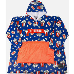 BEE UNUSUAL Men Chill Bitch Hooded Poncho Blanket - MULTI - HH-257424