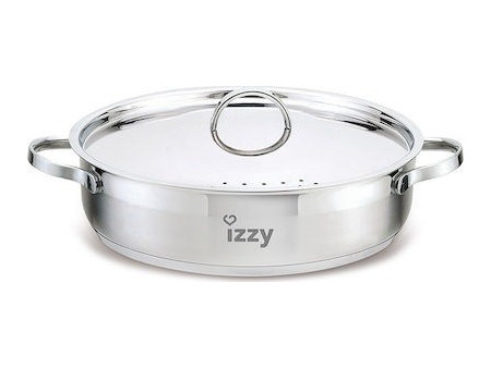 Izzy Cosmopolitan Σωτέζα Ανοξείδωτη με Καπάκι 26cm