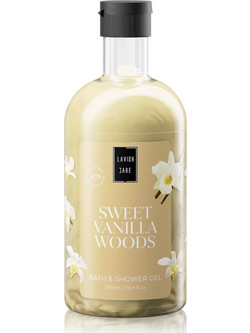Lavish Care Sweet Vanilla Woods Bath & Αφρόλουτρο σε Gel 500ml