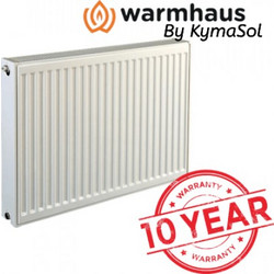 Warmhaus Σώμα Καλοριφέρ Πάνελ Δίστηλο 22/400/1100 1436kcal/h Εξωτερικού Βρόγχου Λευκό