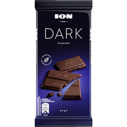 ION Σοκολάτα Κλασσική Dark 90g