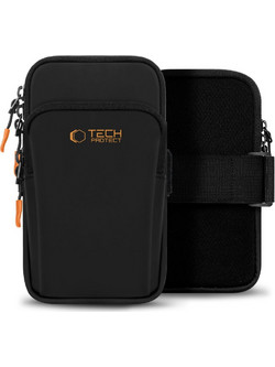 Θήκη Μπράτσου Tech-Protect M7 Universal Sport Armband Black/Orange