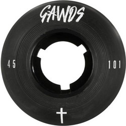 GAWDS Men Gawds Antirocker Pro Aggressive Grind Wheels 4-pack 45mm/101a - BLACK - 430006