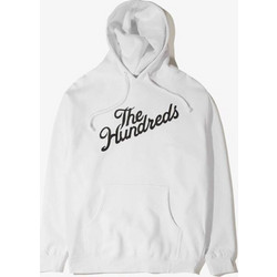 THE HUNDREDS Men Slant Logo Pullover - WHITE - F19P102012-WHITE