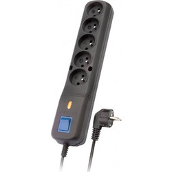 Lestar 1966000422 Power Extension 5 m 230 Ac outlet(s) Indoor Black - (Lv 530W 5,0m)