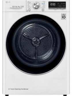 LG RC80V9AV3W Στεγνωτήριο Ρούχων 8kg A+++ με Αντλία Θερμότητας