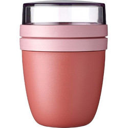 Mepal Lunchpot Ellipse Δοχείο Φαγητού Πλαστικό 500ml+200ml Vivid Mauve