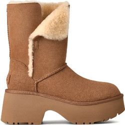 UGG Γυναικεία Μποτάκια Ταμπά με Χοντρό Ψηλό Τακούνι και Γούνα 1171533-CHE