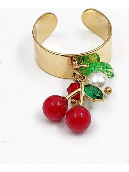 Cherry gold universal ring