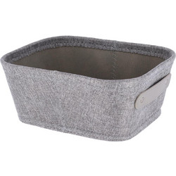 Καλάθι polyester γκρι 26Χ20,5Χ10,5 - Plastona