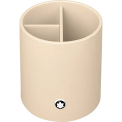 Montblanc Round Ivory Lacquer δερμάτινη Θήκη για Στυλό / Pen Holder 133171