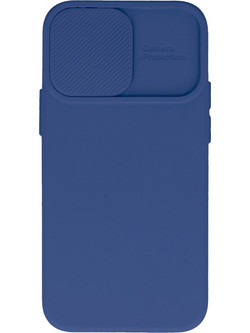 Powertech CamShield Soft Back Cover Blue (iPhone 15 Plus)