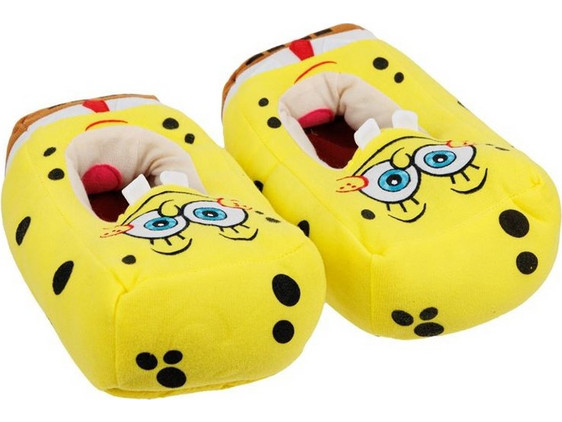 Παντόφλες Ανδρικές 3D Sponge Bob Κίτρινες