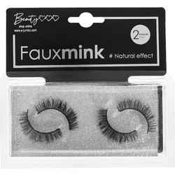 Βλεφαρίδες Ψεύτικες Faux Mink Natural - 2 ζευγ