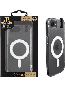 IDOL 1991 ΘΗΚΗ IPHONE 16E 6.1" MAGSAFE ANTISHOCK CLEAR AIR BACK COVER TPU CAMERA GUARD ΔΙΑΦΑΝΗ