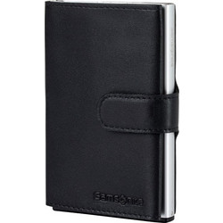 Δερμάτινη καρτοθήκη SAMSONITE ALU FIT BLACK ΜΑΥΡΟ