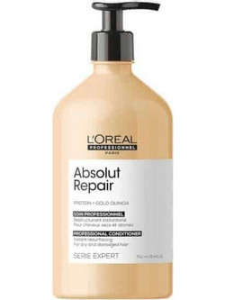 L'Oreal Professionnel Absolut Repair Gold Quinoa & Protein Refill Conditioner για Επανόρθωση για Ξηρά & Ταλαιπωρημένα Μαλλιά 750ml