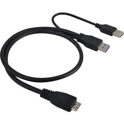 Καλώδιο USB 3.00 Male σε USB 3.0 Micro-B Male 1m Μαύρο