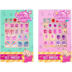 CREATE IT! ΑΥΤΟΚΟΛΛΗΤΑ ΝΥΧΙΑ CANDY EXPLOSION 24τμχ ASSORTED
