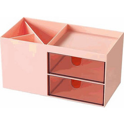 Organizer με 6 θήκες ροζ Y9,2x17,6x9εκ