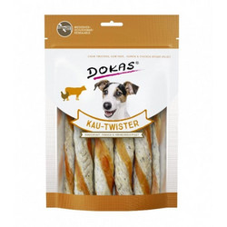 Dokas Chew Twisters Rawhide Beef Tripe & Chicken Breast 200gr