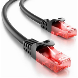 deleyCON καλώδιο δικτύου εξωτερικού χώρου CAT6, 2m μαύρο UV Resistant (MK6976) 1τεμ