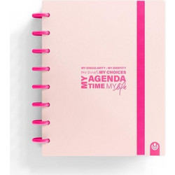 CARCHIVO - PLANNER INGENIOX A5 160 ΣΕΛ. - ΡΟΖ ΠΑΣΤΕΛ & ΝΕΟΝ ΡΟΖ - Carchivo