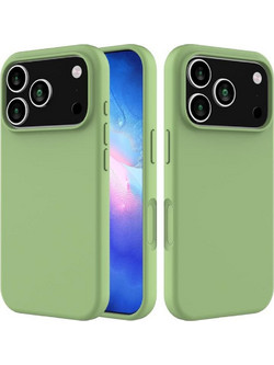Θήκη Rubber Ενισχυμένης Σιλικόνης για iPhone 17 Pro Λαχανί