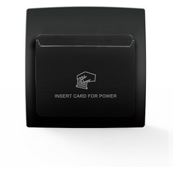 Διακόπτης Key Power CITY (ενεργοποίησης δωματίου) ανθρακί - 193043