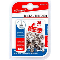 Βίδες Μεταλλικές Aσημί 10mm 25τμχ Motarro MA023-2